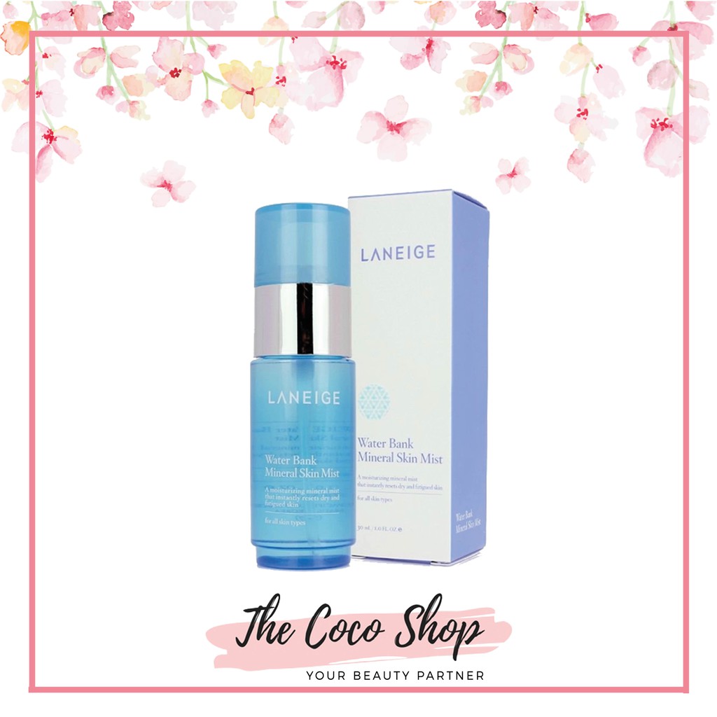 LANEIGE WATER BANK MINERAL SKIN MIST 30ml ORIGINAL KOREA