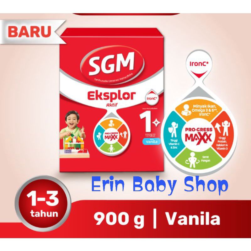 SGM 1 plus 900 gr Vanila Madu Susu Formula Bayi