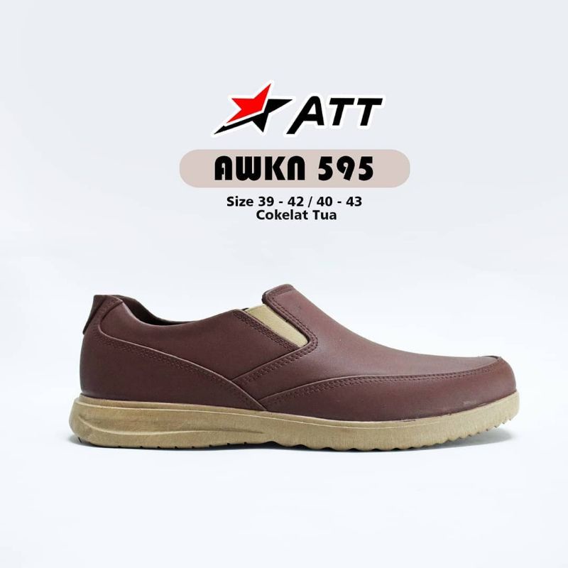 SEPATU PANTOFEL PRIA KARET SEPATU PRIA KARET PRO ATT AWKN 595 SEPATU SLIP ON PRIA