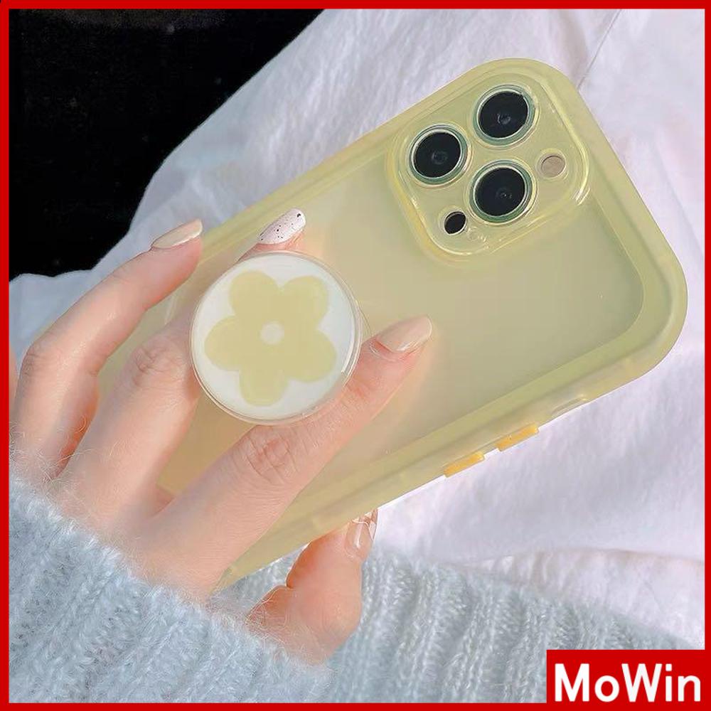 iPhone Case with Grip Cute Folding Stand Clear Case Soft Case TPU Airbag Shockproof Protection Camera Candy Color Compatible For iPhone 14 Pro Max 14 Plus 13 Pro Max 12 11 XR 7Plus