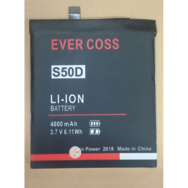 Baterai Battery batre Original Evercros A50D SOCKET