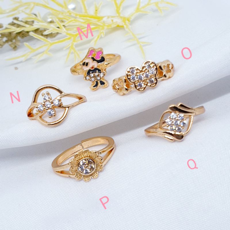 Cincin anak permata aneka model all size CA-11