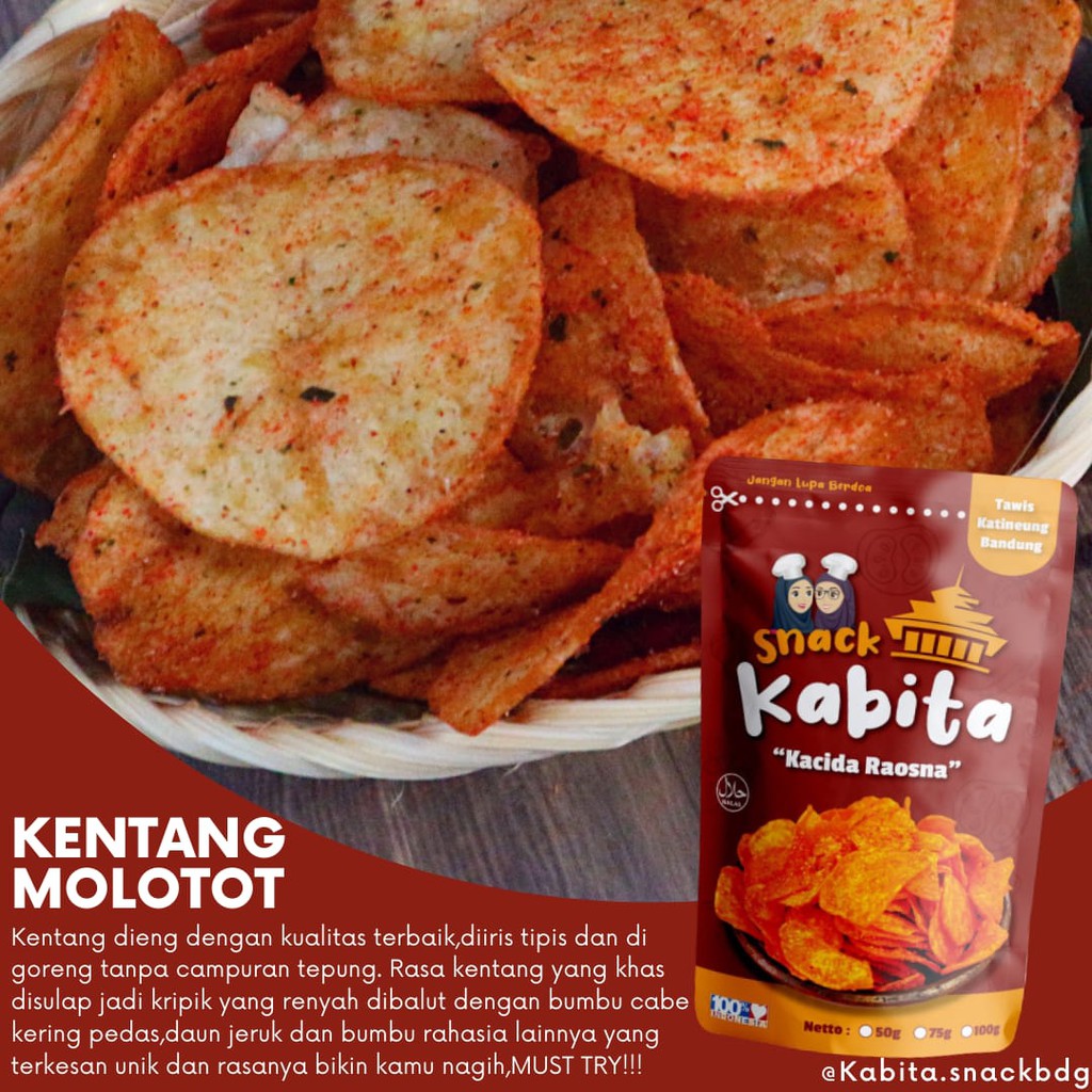 

Kripik Kentang Pedas Jeruk
