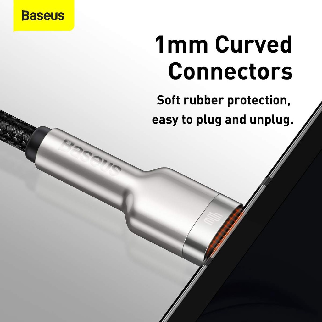 Baseus Cafule Metal USB Type C Data Cable 5A 40W Fast Charging QC