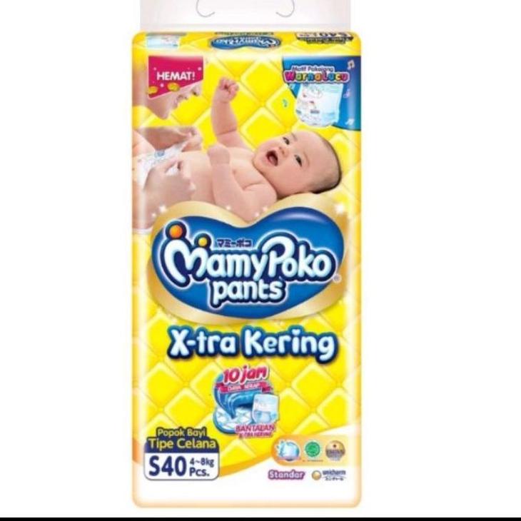 Stok terbatas.. Pampers MamyPoko Extra kering Size S11/S40/M34/L30/xl26/Xxl24/