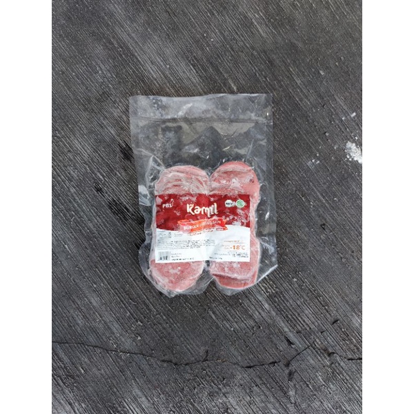 

Daging Burger Sapi / beef burger isi 20 dari Kamil 300 gr