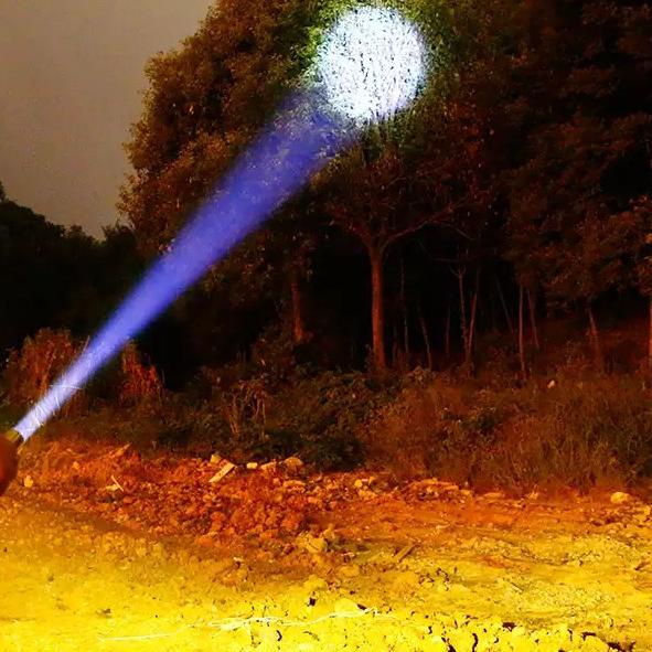 ♕ AOKI Senter tangan led 8w multifungsi torch led ak 9828 ✽