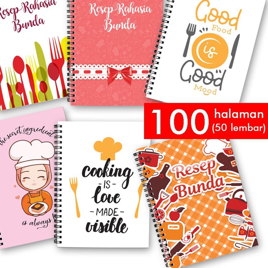 

Best Seller!! KODE-713 Notebook Buku Catatan Resep Masakan