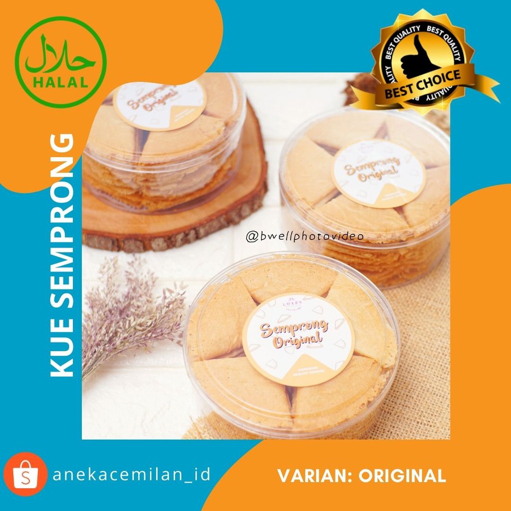 

Kue Cemilan Oleh-oleh kekinian semprong Original