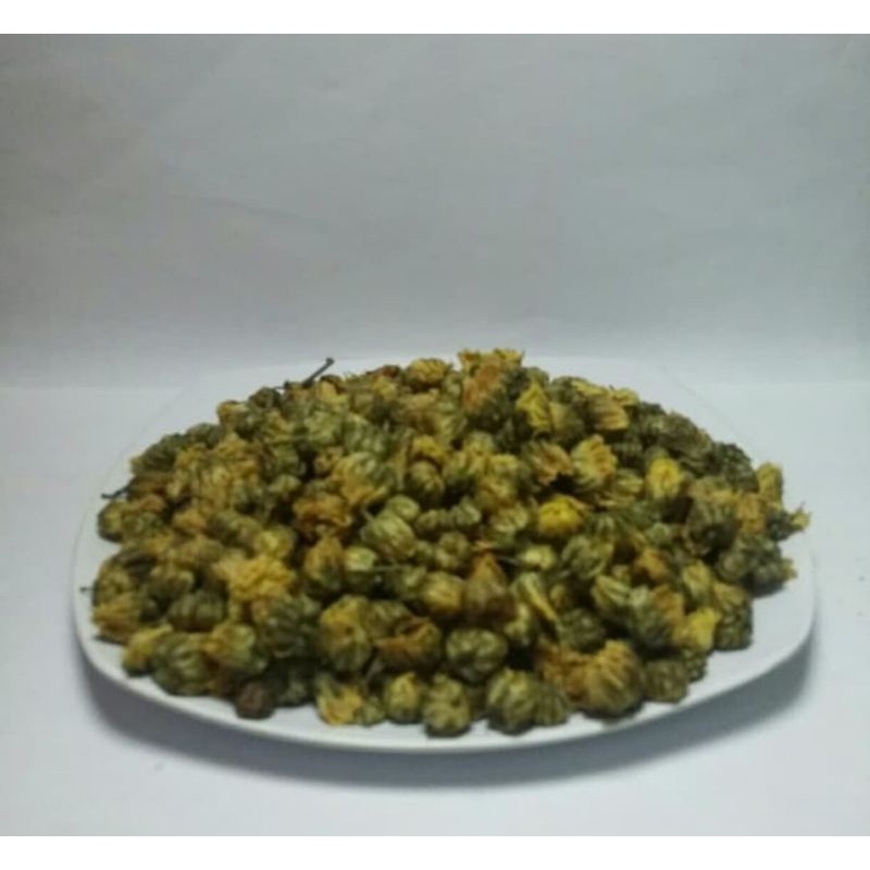 

Teh Baby Krisan (bunga chrysantemun ) isi 100 gr - teh herbal
