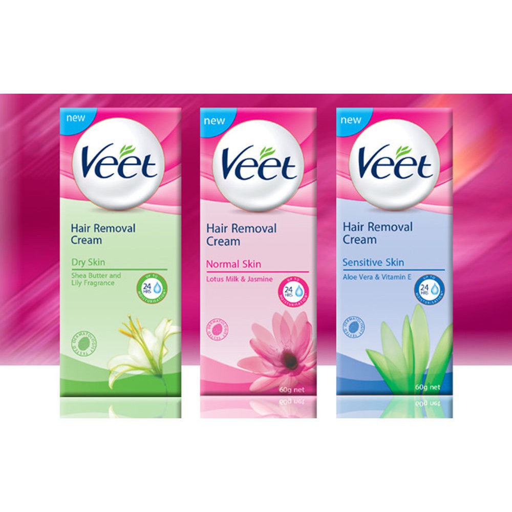 Veet Penghilang Bulu (Hair Cream Removal) 60gr (BESAR)