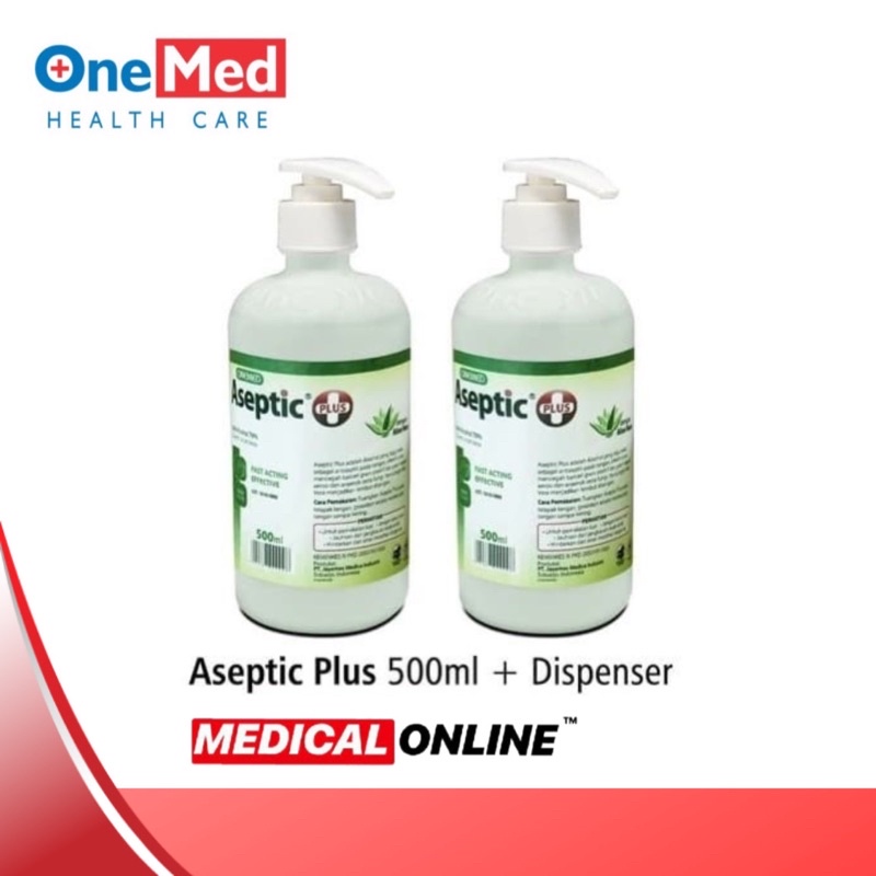 ASEPTIC PLUS 500ML ONEMED HAND SANITIZER MEDICAL ONLINE MEDICALONLINE