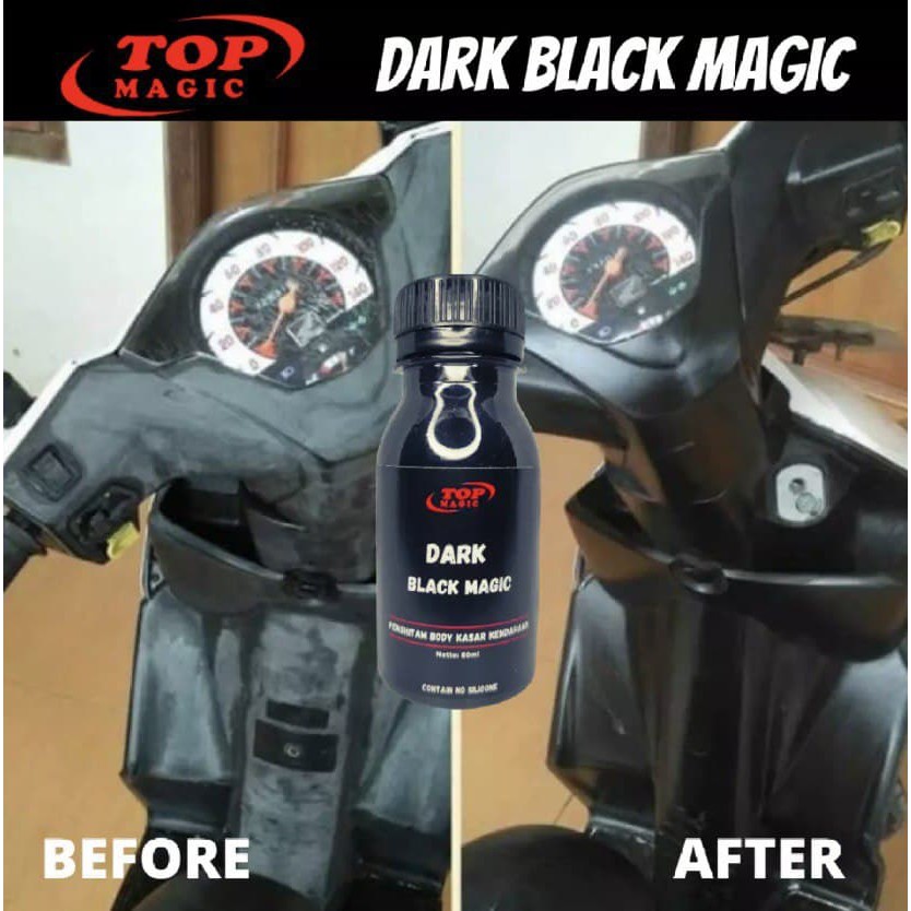 Dark Black Magic &amp; Busa Penghitam Menghitamkan Dashboard Motor Mobil