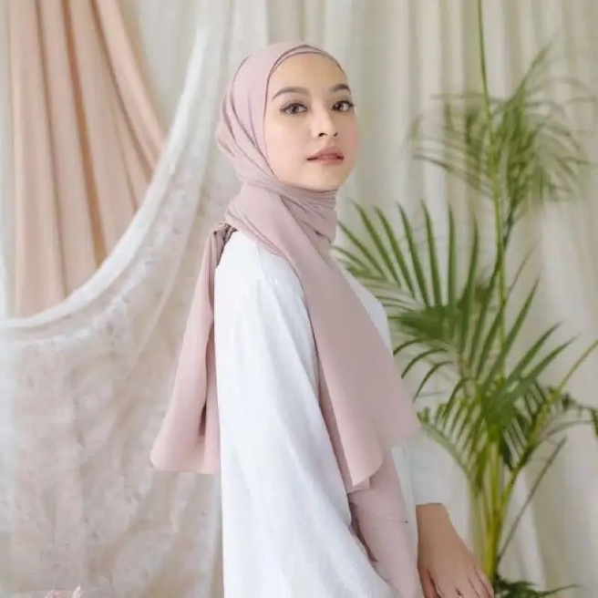 (TERLARIS) HIJAB PASHMINA CERUTY BABY DOLL/ HIJAB OOTD WANITA BISA COD