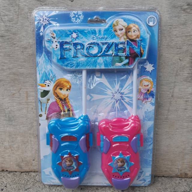 Mainan Walkie Talkie Frozen Edukasi - HT Karakter Anak Edukatif