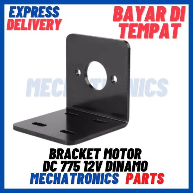 [DEV-9358] BRACKET MOTOR DC 775 12V DINAMO MESIN KAKI TAPAK DUDUKAN HOLDER BESI