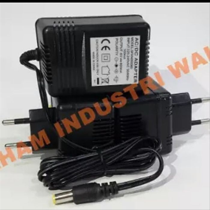 Cas Adaptor 6v 800 mAh mainan mobil motor aki Odong