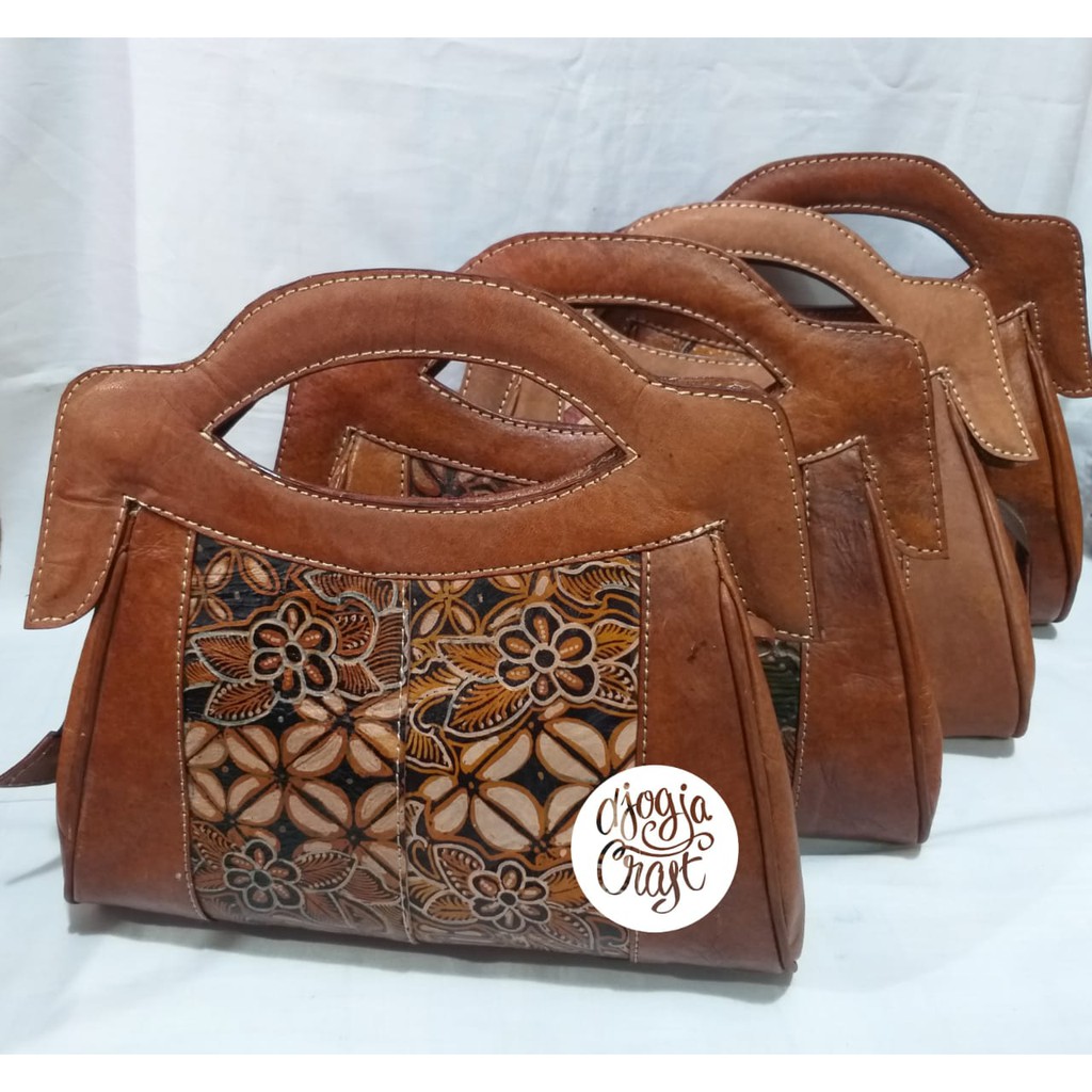 Tas Kulit Mata Lukis Batik