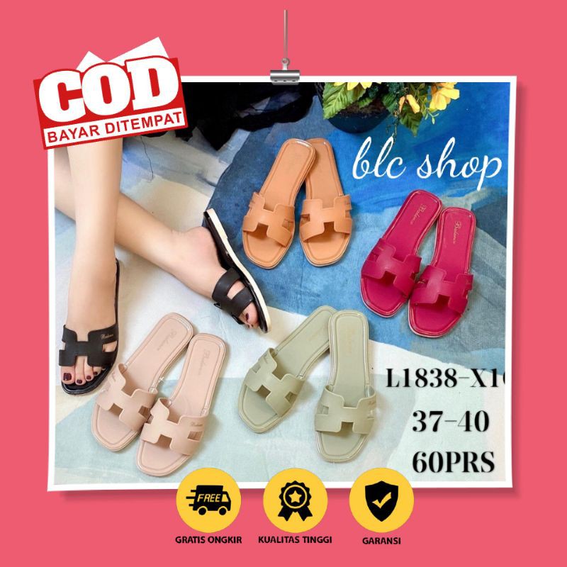 Sandal Balance H Teplek | Sandal Selop Jelly Wanita Import