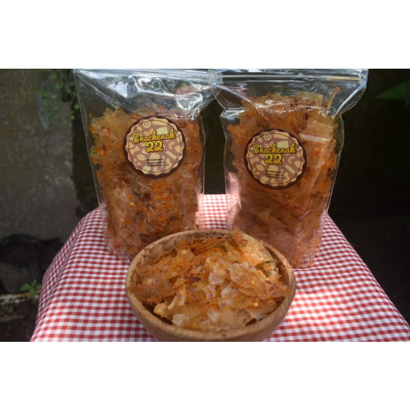 

KERIPIK KACA(KRIPCA) PEDAS 100gr