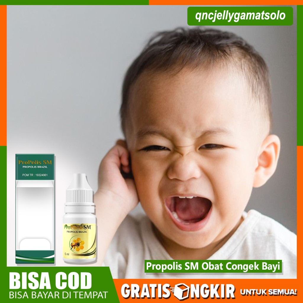 Obat Congek Untuk Bayi Curek Berair Bernanah Bau Gatal Tersumbat Obat Tetes Propolis Sm Shopee Indonesia