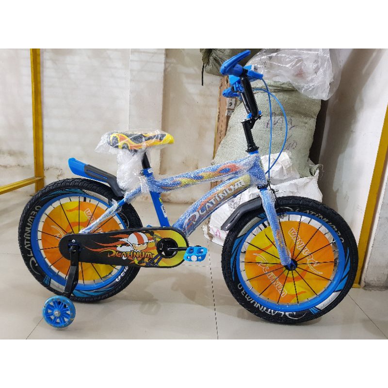 Sepeda Anak Sepeda BMX 18 inch PLATINUM ( BAN JUMBO )