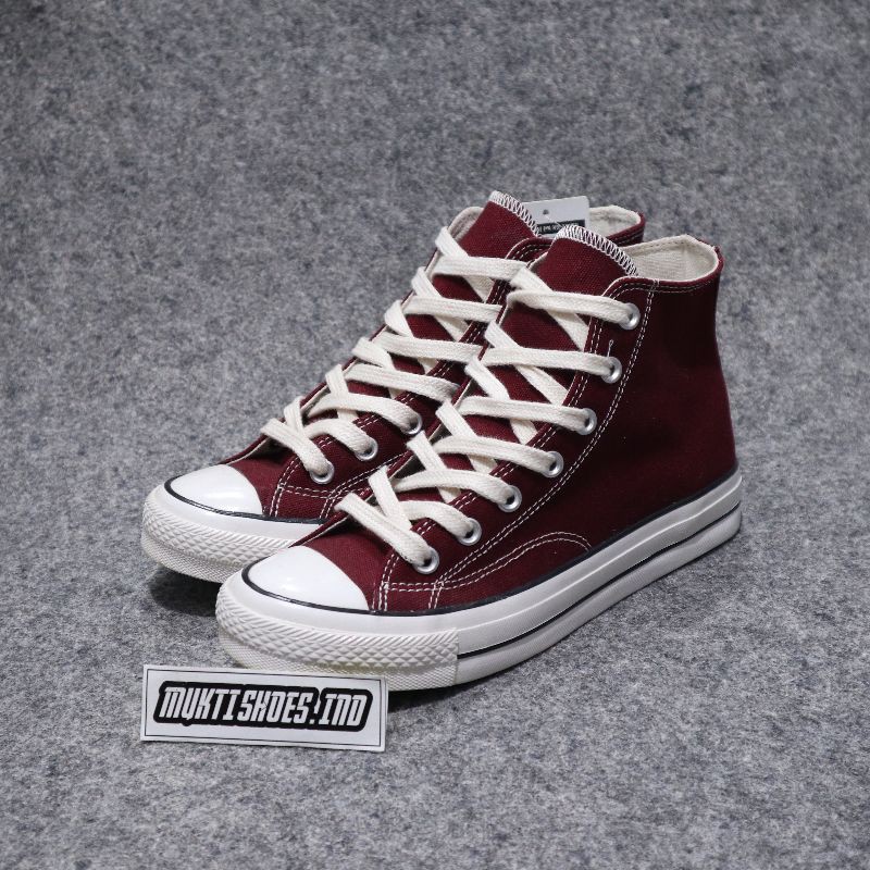 SEPATU CONVERSE 70S RED MAROON HI