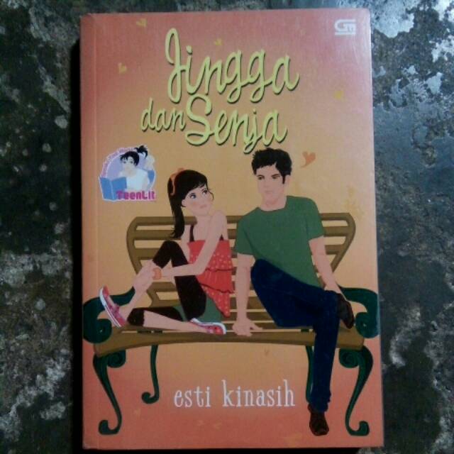 Novel teenlit Jingga Dan Senja (bekas) + free drama korea (random)