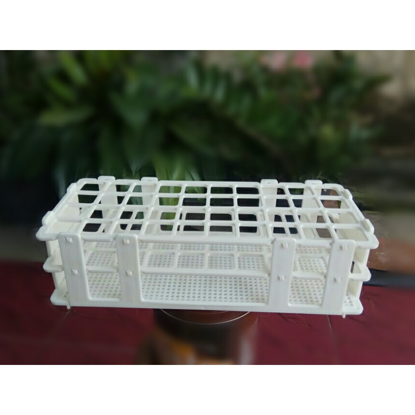 Rak Tabung Reaksi Plastik 90 Lubang