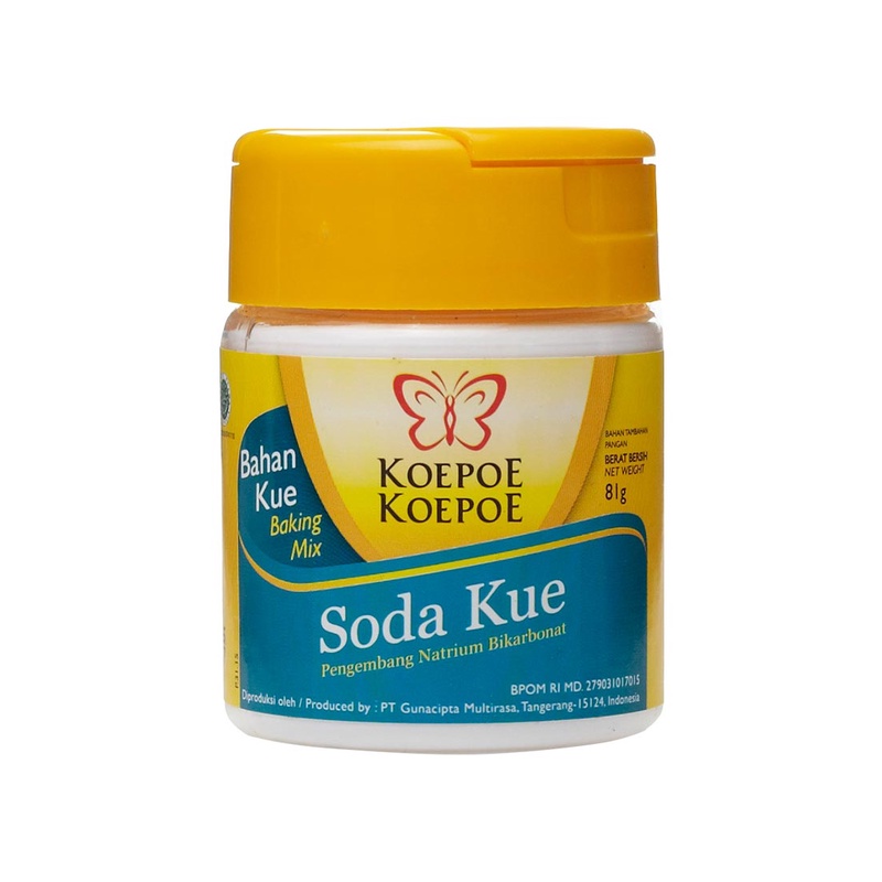 

SODA KUE | KOEPOE KOEPOE SODA KUE 81G | BAKING SODA | PENGEMBANG KUE