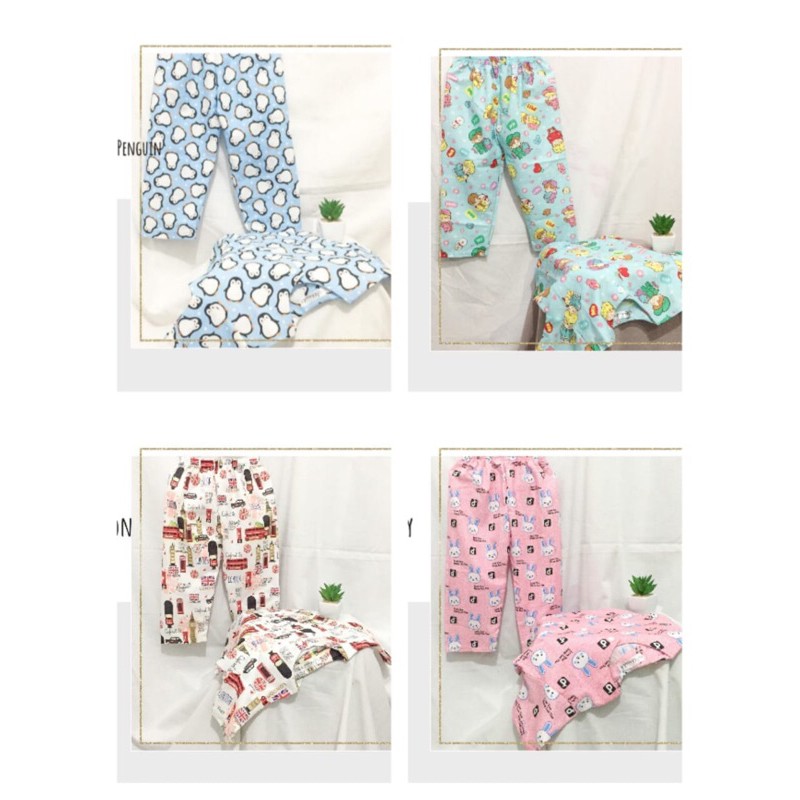 PIYAMA ANAK BAJU TIDUR UMUR 1-7 tahun BAHAN KATUN