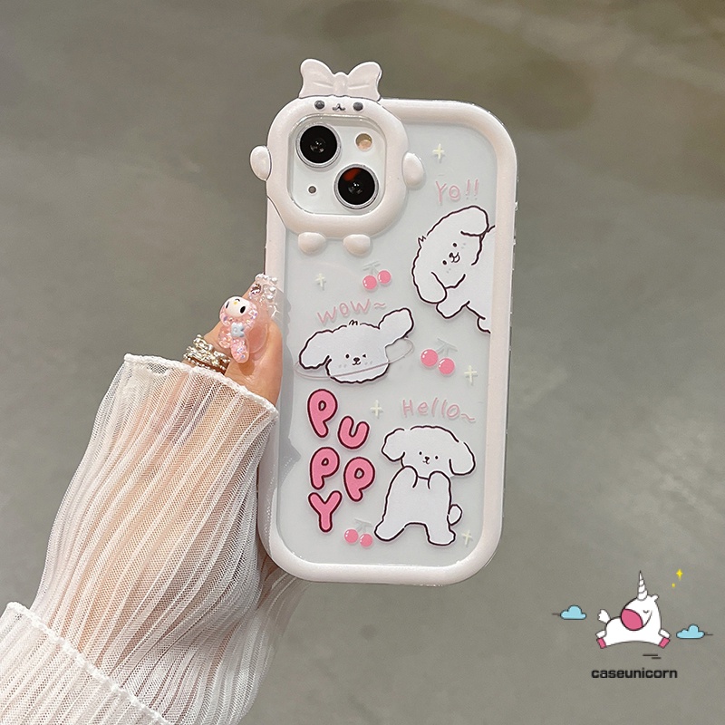 Soft Case TPU Motif Kartun Anjing Lucu Untuk IPhone 11 XR 6 6S 7 8 Plus 14 13 12 11 Pro MAX 14 Plus X XS MAX SE 2020