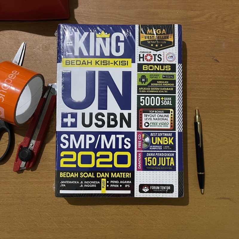 THE KING BEDAH KISI2 UN + USBN SMP/MTS UPDATE 2020 BEST SELLER BY FORUM EDUKASI-1