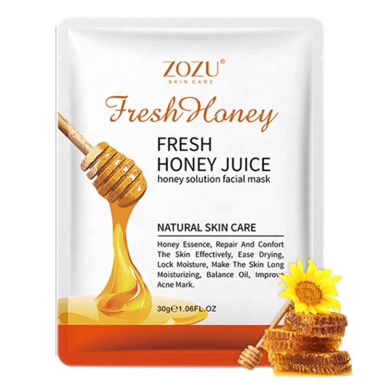 ZOZU Mask Sheet Honey Aloe Vera GIRLSNEED77 MASKER WAJAH ZOZU