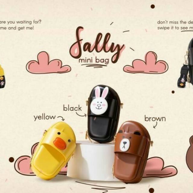 Sally mini bag from jims honey/ jims honey original/ tas handphone