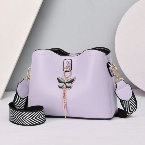 Tas Selempang Wanita Purple Lilac Import Fashion Korea VTL910