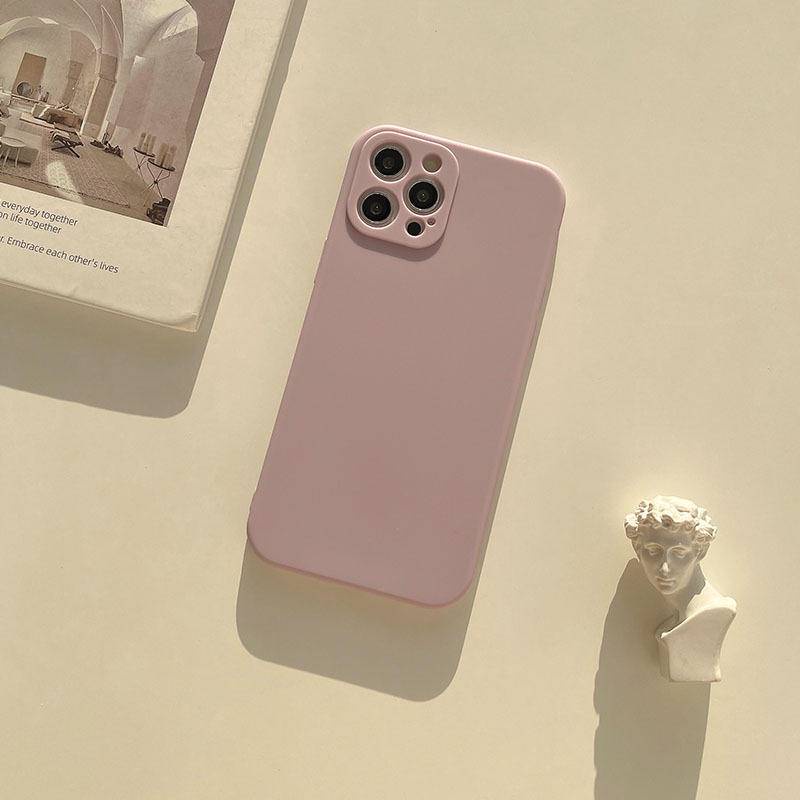 Case Pelindung Lensa Warna Hijau Mint Matcha Tahan Banting Untuk iPhone 13 12 11 Pro MAX Mini X XS MAX XR SE 2020 2022 6 6S 7 8 Plus