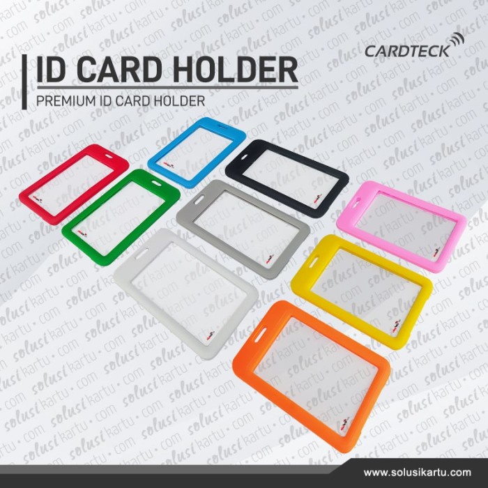 

Dijual Id Card Holder Warna Solid Tempat Kartu Idcard Rfid Card Kartu Pegawai Promo