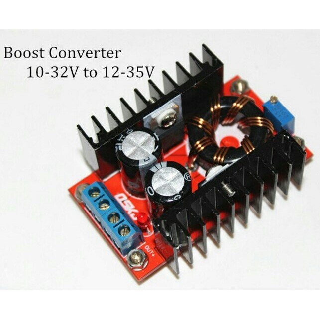 150W DC STEP UP BOOST CONVERTER 6A 10-32V TO 12-35V MODULE