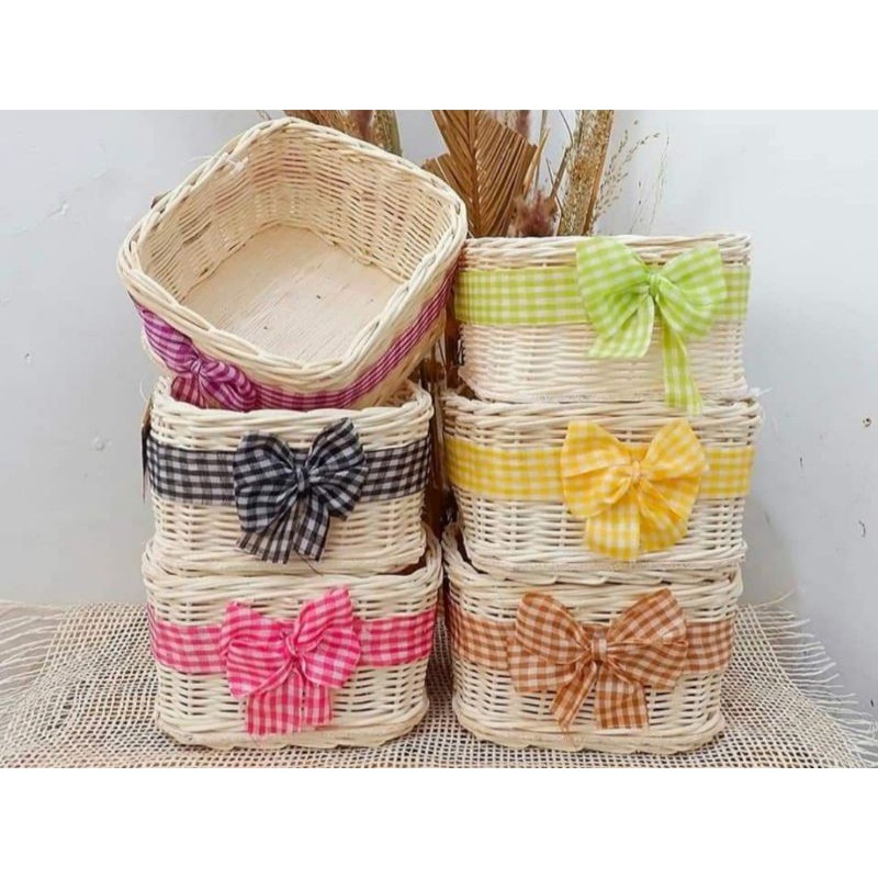 

COD ! kotak pita/keranjang rotan/kado valentine/valentine gift