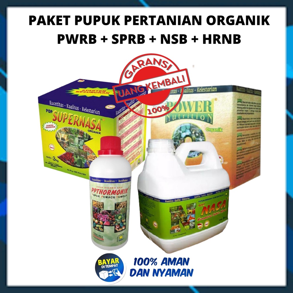 Paket Pertanian Komplit Besar Poc nasa , hormonik,supernasa,power nutrition /Agen Nasa Jakarta