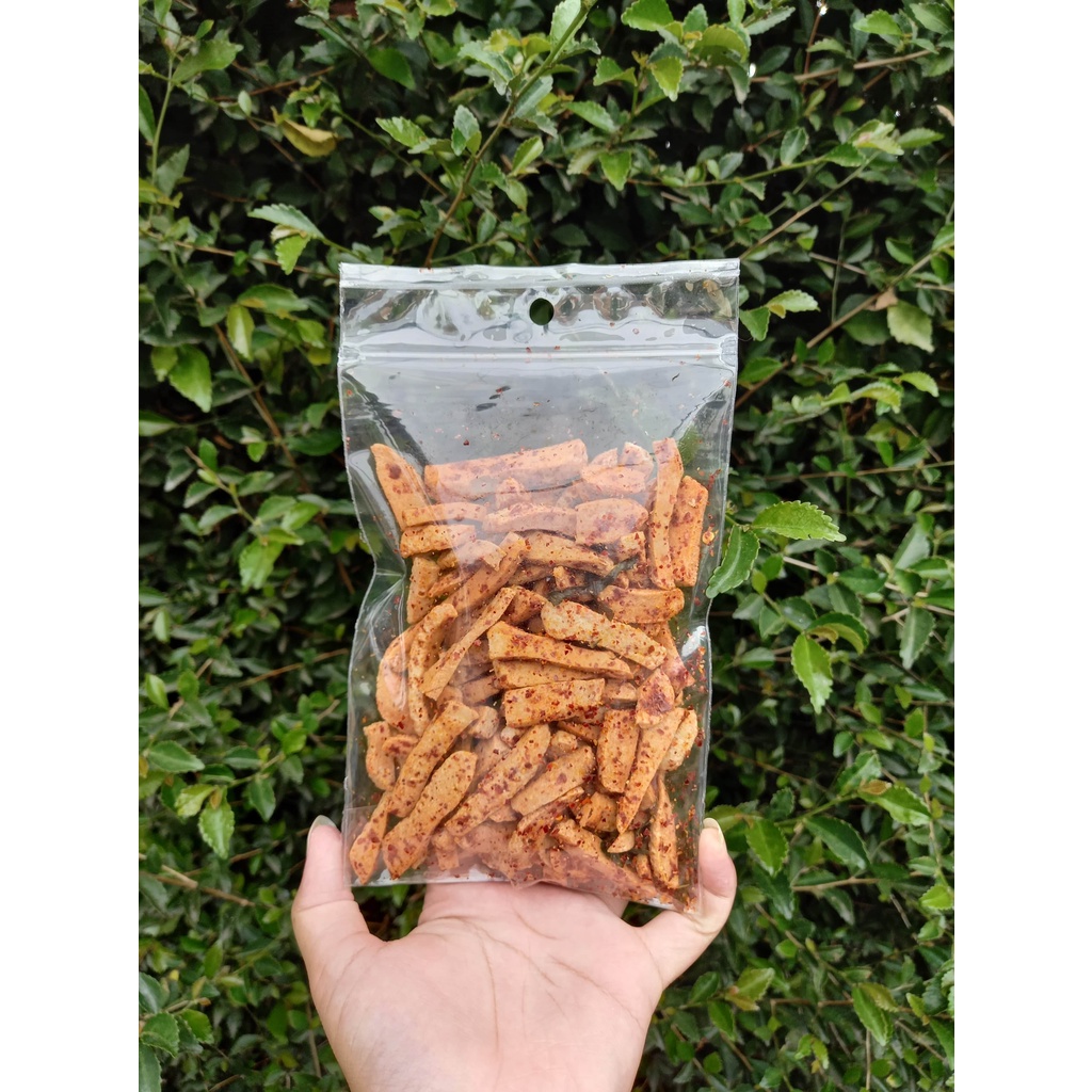 

Baso Goreng / Basreng Kemasan 100gr Rasa Gurih Asin Pedas