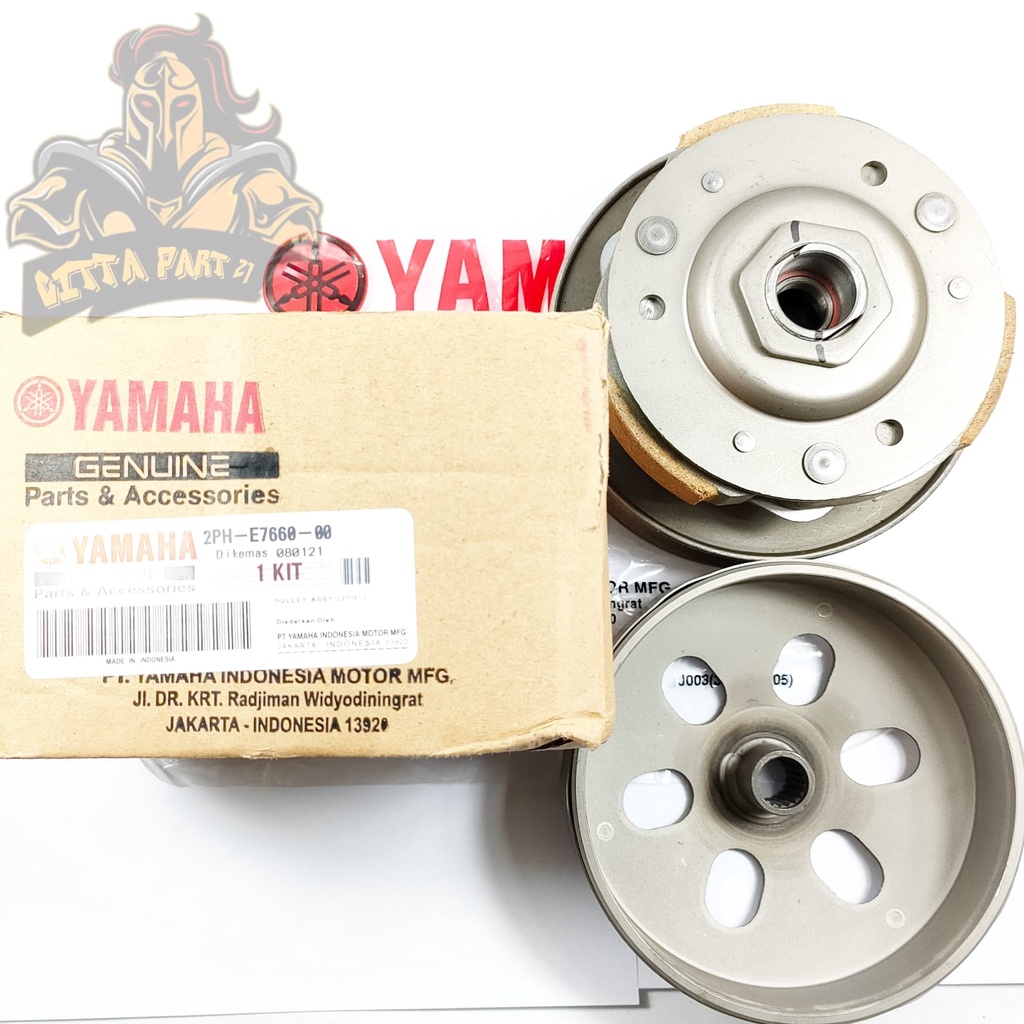 PULLY ASSY YAMAHA 2PH KUALITAS ORIGINAL YAMAHA YGP MIO M3 MIO S MIO Z FINO 125 X RIDE 125 SOUL GT