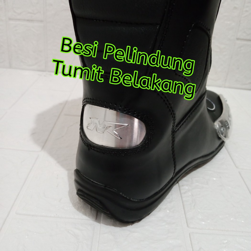 SEPATU ROADRACE  FREE GLOVE ATAU TOURING BIKERS NEW SAFETY TERLARIS SEPATU SUNMORI RACE