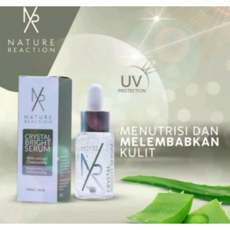 SALE SERUM NR CRYSTAL NATURE REACTION 100% ORIGINAL KEMASAN BARU