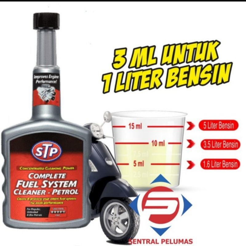 Jual STP COMPLETE FUEL SYSTEM CLEANER 400 mL KEMASAN TERBARU (Campuran