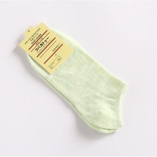 Kaos Kaki Polos Semata Kaki / kaos kaki ankle-HIJAU MUDA