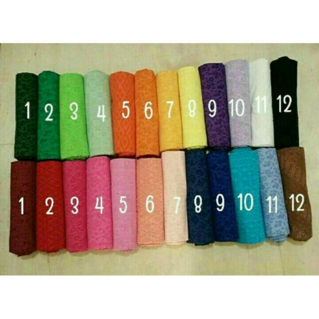Kain emboss katun