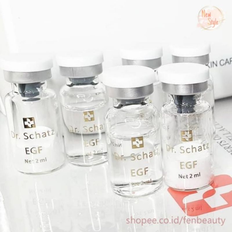 [COD] DR SCHATZ SERUM EGF 100% ORIGINAL COCOK UNTUK KULIT BERJERAWAT (ISI 1 SET)