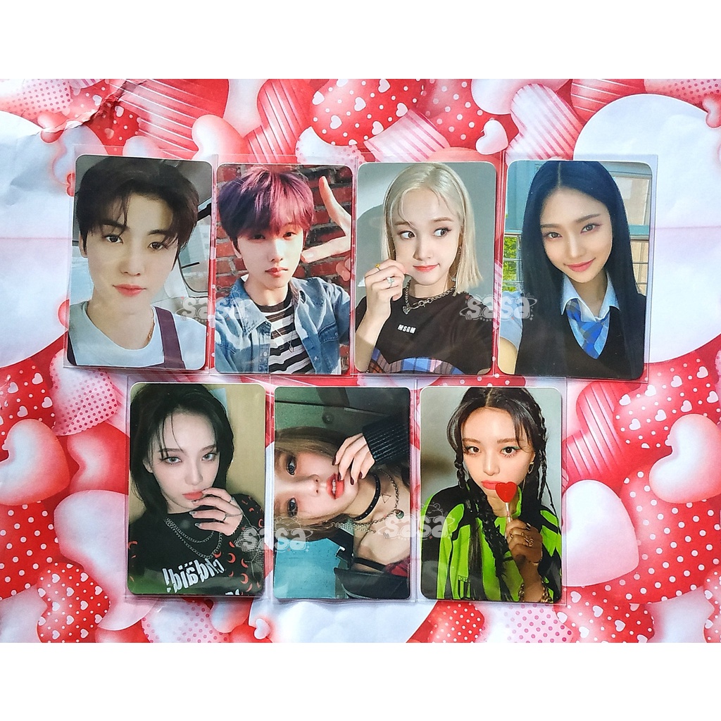 pc photocard sua billlie unconscious b jaemin cafe hot sauce j cupi isa spc stayc stereotype yuna it